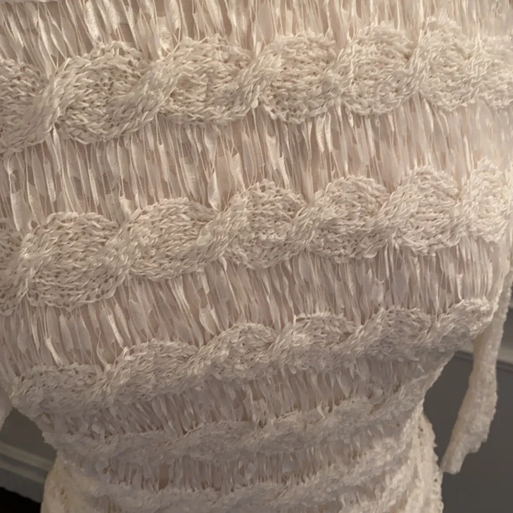 Anthropologie MOTH Ribbon Weave Sweater - Picture 2 of 8